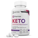 Premier Keto ACV Pills 1275MG Keto Support Blend Alternative to Gummies Vyrobeno s jablečným octem extra panenský olivový olej Powder Green Tea Leaf 60 Kapsle