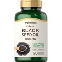 Piping Rock Black Seed Oil Softgel Kapsle 124; 1000mg column 124; 120 pills column 124; Cold Pressed Supplementary 124; Nigella Sativa column 124; Solvent Free, Non- GMO, gluten Free