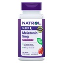 Natrol Melatonin 5 Mg, 250 Rychlé rozpuštění tablety Strawberry Flavor