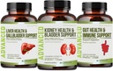 Ledviny Cleanse Detox & Opravy a Podpora močových měchýřů - Ledviny Supplement pro obnovu ledvin s Chanca Piedra, Cranberry, Juniper Berries pro ledviny Detox a močů.60 denní zásobování