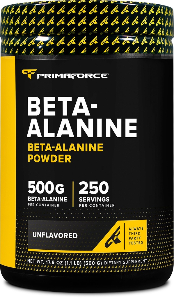 Primaforce Beta Alanine Powder 500 Grams (1.1lbs) Neochucené - Pre Workout a příspěvek Workout Dodatek