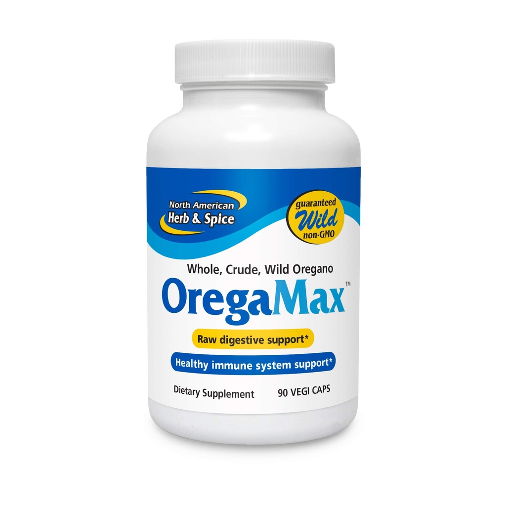 SEVERNÍ AMERICAN HERB & SPICE OregaMax - 90 Kapsle - Divoký oregano dodatek - Dědičná a imunitní podpora - Oregano Oil, Česnek, Cibule - Non- GMO - 90 Celkem Service