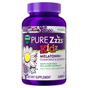 PURE Zzzs Kidz, Kids Melatonin Gummy, Sleep Aid, Nízké množství melatonin pro děti, s heřmánek a levandule, Melatonin 1 mg, Melatonin Gummies Kids, Berry ochucené, 72 Spánek Gummies