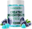 Kreatine Monohydrát Gummies 5000mg pro muže a ženy, Creatine Monohydrát pro svalovou sílu, Muscle Builder, Energy Boost, Pre- Workout Dodatek (120 Počet) -Borůvkový Flavor