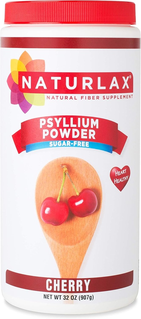 Třešně ochucené Psylium Husk, bez cukru (32 oz)
