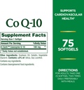 Příroda je Bounty CoQ10, podporuje srdeční zdraví, Dietní dodatek, 100mg, 75 Softgels (Balení po 2)
