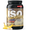 Ultimate Nutrition Whey Protein Isolate Powder with Glutamine Complex, ISO Sensation 93 - Syrovátkový protein Powder with Added Colostrum for Enhanced Recovery, Immunity & Gut Health - Banana, 2lbs