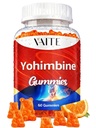 VAITE Yohimbin HCl Gummy 15mg - Sugar- Free, Non- GMO Energy & Endurance Podpora pro muže a ženy, Antioxidanty, Yohimbe Bark Extract, Zlepšit výkon - Podporuje výrobu energie - 60 Gummies