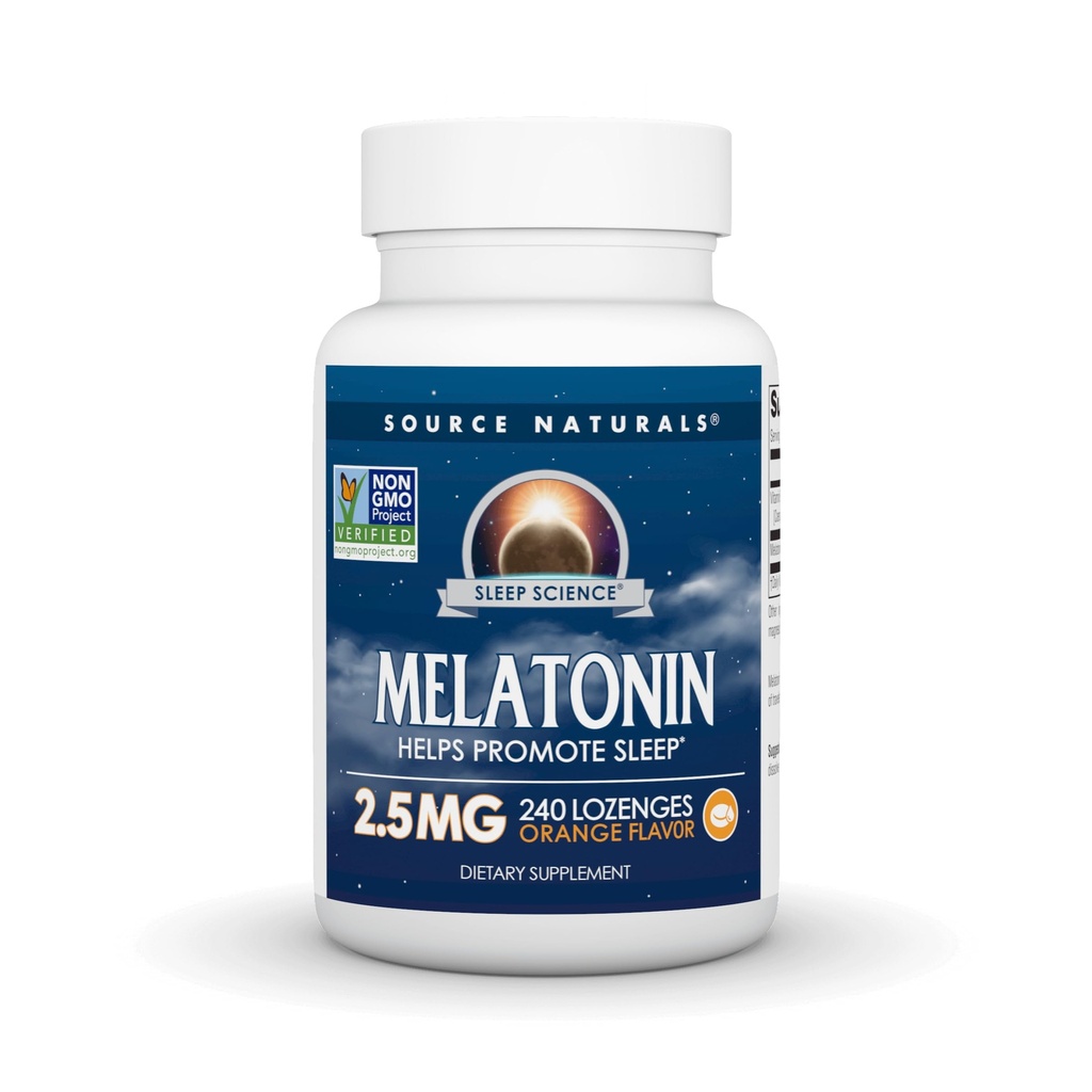 Zdroj Naturals Melatonin 2, 5 mg - 240 Oranžové ochucené lengy