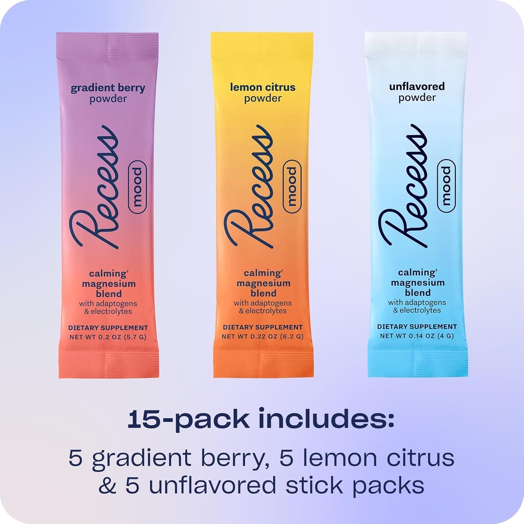 Recess Mood Drink Mix Powder 124; Balení vzorku 124; 15ct Box