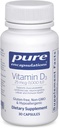 Čisté enkapsulace Vitamin D3 25 mcg (1000 IU) - dodatek k podpoře kosti, kloub, prsa, srdce, colon & imunitní zdraví - s Premium Vitamin D - 30 Kapsle