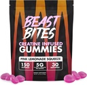 BEAST BITES - Creatine Infused Gummies - 5g Creapure Creatine Monohydrátu per Serving - NSF Certified for Sport - 30 Služeb