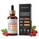 Vitamin B Complex pro muže a ženy - Riboflavin B2, B3, B5, B6, B12 CLAS124; B-Complex dodatek - Nerve Pain, Energy, Brain & Heart Support - Vyrobeno v USA, 60 Služeb