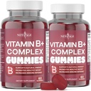 Nový věk vitamin B Komplexní gumy s vitamínem B3, B6, & B12 - s biotin, kyselina listová & vitamín C - gluten- Free, Vegan, Made in USA! (120 Počet (balení po 2))