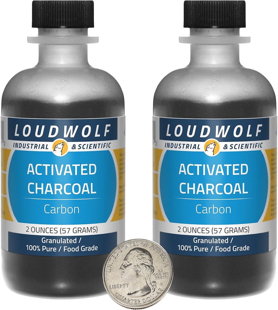 Aktivované Charcoal / Fine Grains / 4 Ounces / 100% čisté / potravinářské / SHIPS FAST Z USA