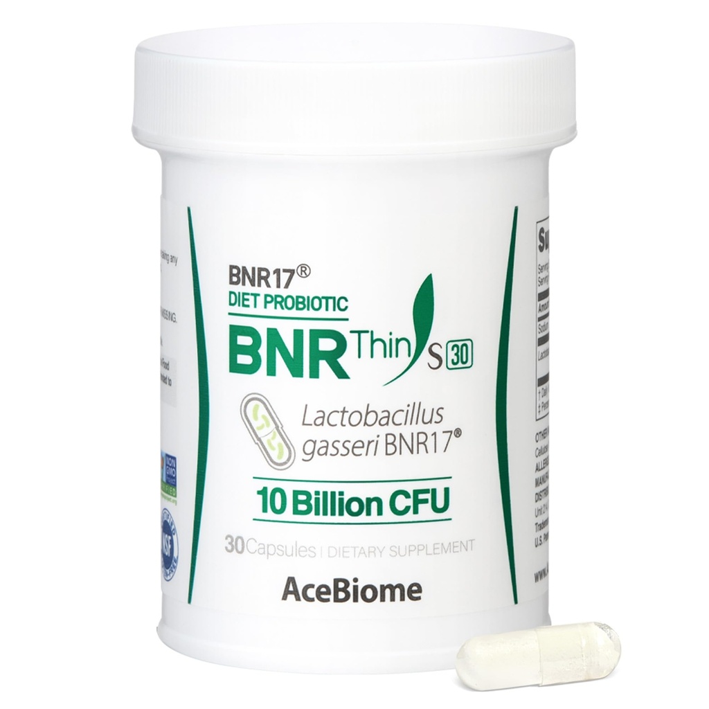 BNRThin S30, Lactobacillus Gasseri BNR17, 10 Miliardových zaručených CFU, 30 kapslí