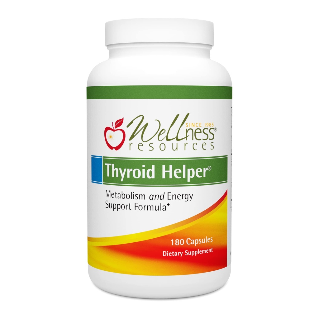 Wellness zdroje štítné žlázy Helper - přírodní doplněk pro metabolismus, energie, štítné žlázy podpora (180 Kapsle)...