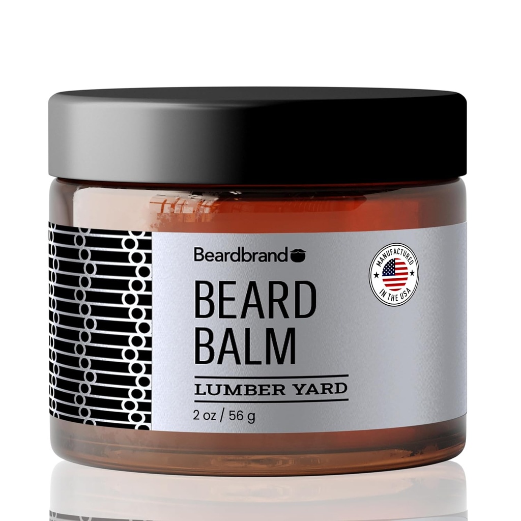 Balzám pro muže - Užitečné Balzámy Cestovní Pack - Podporuje silnější Beard, Dřevo Yard Scent, Přírodní přísady Máslo snižuje suchost & vylepšení Look - 2 oz