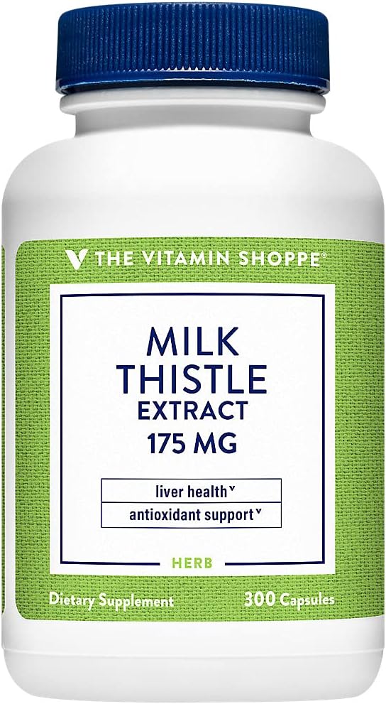 Vitamin Shoppe Milk Thistle Extract 175 MG (300 kapslí)