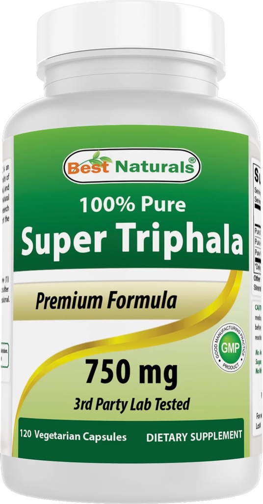 Nejlepší Naturals Triphala 750 mg 120 Vicaps