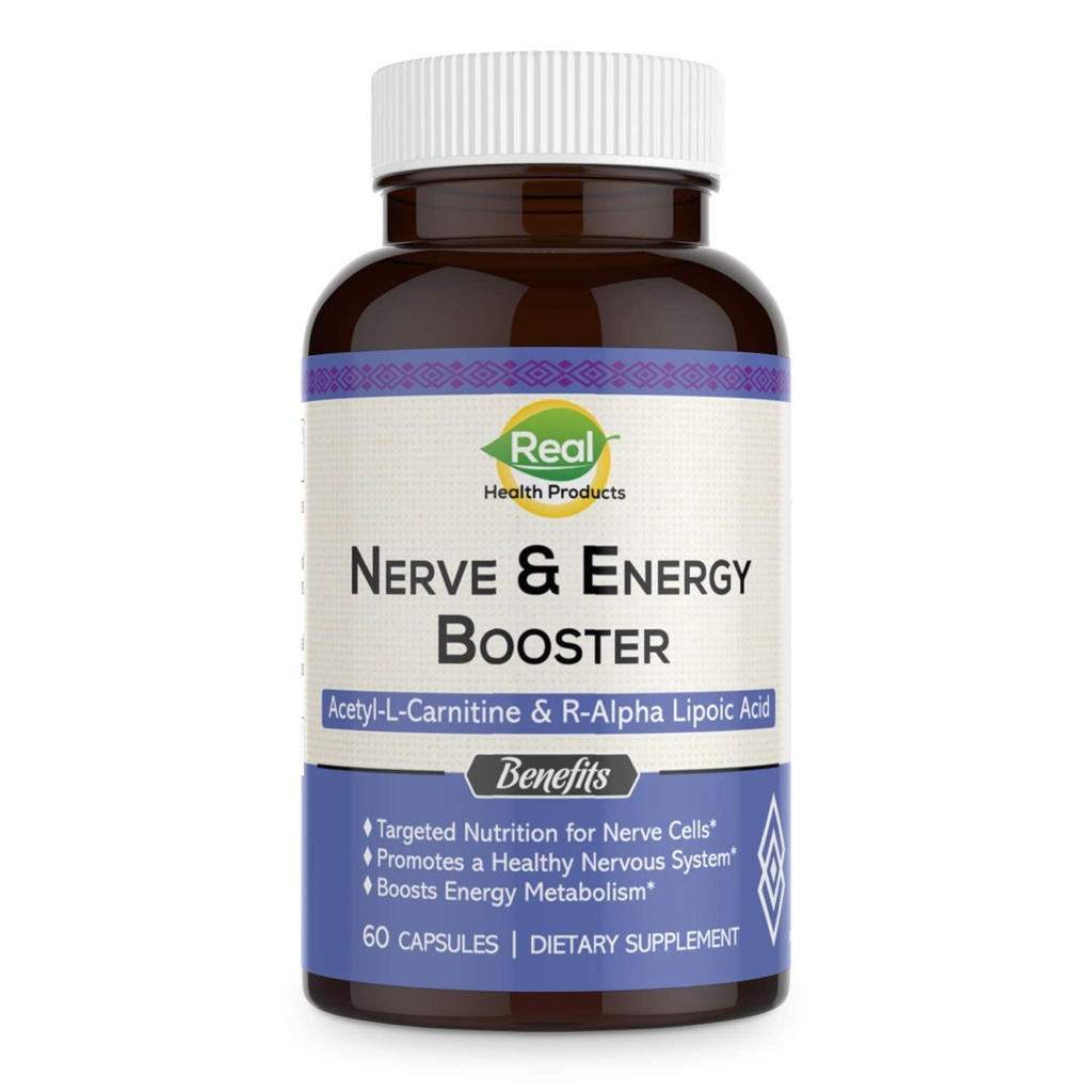ALA doplněk - R- Alpha Lipoic Acid 300mg & Acetyl L- karnitin 1000mg - Nerve & Energy Booster pro Nerve, Kardiovaskulární, Cognitive Function & Antioxidant Support, 60 Kapsle, 30 dní dodávky