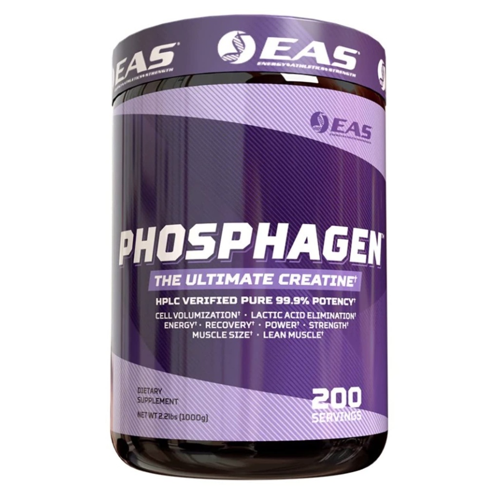 EAS Fosfagen Ultimate Creatin Powder 124; Moc, Síla, Velikost svalů, & Buněčná Volumizace 124; Čisté 99,9% Potenciál 124; 200 Služeb (Neochucené)