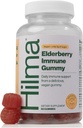 Hilma Elderberry gumové s vitaminem C & zink, přírodní, Vegan, Klinicky osvědčené přísady, Imunitní Supplement Plus Antioxidanty, Přírodní Berry Flavor (60 Gumy)