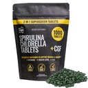 Na Target Living Spirulina Chlorella + CGF 124; 1000 Supergreen Tablety 124; Vegan 124; Imunitní podpora 124; Vysoká v proteinu 124; Alkalizace 124; Nutrient Dense 124; Energie 124; Recovery