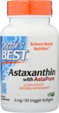 Lékaři Nejlepší Astaxanthin s AstaPure 6 MG, Non- GMO, Vegan, 90 Softgel (balení po 1)