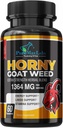 Nadržený kozí tráva Extra síla w. Maca, L- Arginin, ženšen, posílení výkonu, Stamina, Energy, Non- GMO, 60 Kapsle