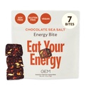 GEM Energy Caffeinated Bite 124; holistic Setrvalá energie 124; Podporuje metabolismus, Stamina & Endurance 124; 40mg Caffeine, Ginseng Root, L- Theanine 124; Chocolate Cacao Sea Salt 124; 7 Servings