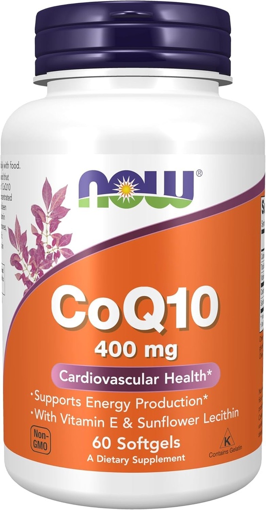 Foods, CoQ10, 400 mg, 60 Softgels