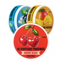 LyvWel 72mg Caffeine Energy Pouches - Cherry Blast, Blueberry Ice, Mango Crush - Clean Energy with Guarana for Focus & Stamina - 3-Pack (48 Total Pouches)
