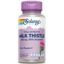 SOLARAY Mléko Thistle Seed Extract 350 mg Garantované, že obsahuje 80% Silymarin, Tradiční podpora jater, Vegan & Lab ověřené pro kvalitu, 60 den Money- Back Garance, 30 Servings, 30 VegCaps