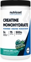 Nutricost Creatin Monohydrát Prášek (Coastal Explosion, 500 Gram) - Mikronizované Creatin dodatek - Vegan, GMO- zdarma, gluten zdarma