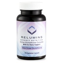 Relumins Advance White Active Glutathione Complex - maximální dávka 900mg Glutathione s 6X boostery, ALA & NAC - Anti- Aging Skin Brighting Supplement - 60 Vegetariánské kapsle (30 Služeb)