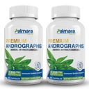 Palmara Health Premium Andrographis Paniculata Extract 2 Pack - 1,200mg (100mg Andrographolides) per Serving, Non- GMO, Vegan, Gluten Free