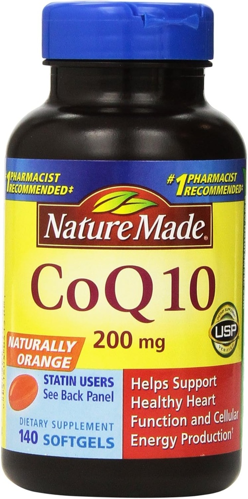 Příroda CoQ10 Koenzym Q10 200 mg - 2 láhve, 140 Softgels