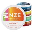 NZE Kofein Nootropní Pouches (Variety Pack) - Energetické Pouches s 50mg Caffeine, Alpha GPC, L-Tyrosin & L-Theanine s bez cukru nebo umělé sladkosti - 15 Pouches Per Can - 5 Pack