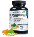 Natural Night- Time Support Muscle Relax PM - Více než 2 300 miligramů Síla - Ease Night Time Kapsle Rest Support with Magnesium, Ashwaganha, Valerian, Vášeň Květ