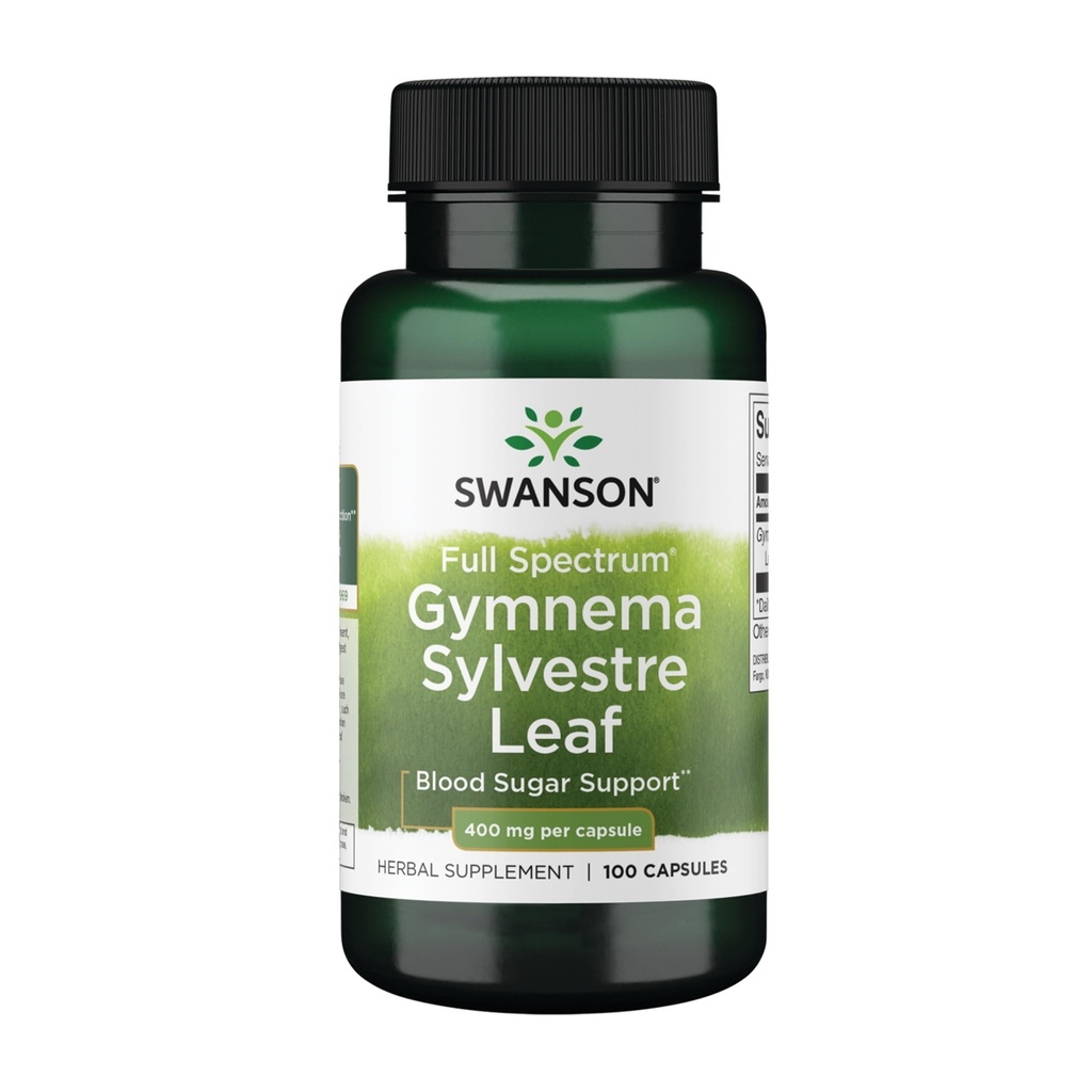 Swanson Full Spectrum Gymnema Sylvestre Leaf - Tradiční Ayurvedic Herb - (100 kapslí)