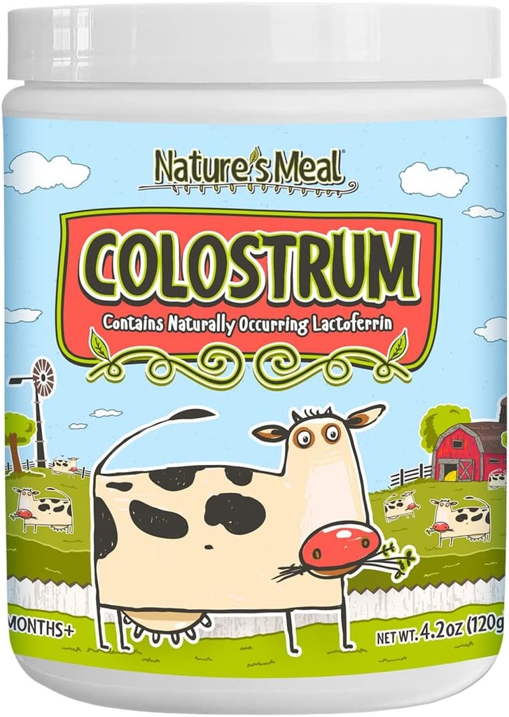 Imunitní podpora pro děti - Colostrum Powder, Natural Super Food s Lactoferrin, IgG, a PRPS 4.2 oz. Věk 6 měsíců +