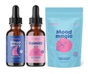 JoySpring SleepBerry Liquid Melatonin, Magnesium Citrát & Glycinát Kapky, a Mood Saffron Pixie Stick pro děti