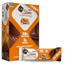 Nugo Slim Dark Chocolate Crunchy Peanut Butter, 16g Vegan Protein, 3g Sugar, 7g Fiber, Low Net Carb, Keto Friendly, Gluten Free, 24 Počet