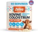 Colostrum dodatek Bovine Colostrum pro lidi 100% čistý tráva Fed, Supergut zdraví a imunitní podpora, 50% IgG, bez příchutí, Calostro Bovino para Adultos Organico 60 Servings Powder
