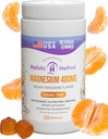 Magnesium Citrate Gummies - Sugar- Free, Vegan a Non- GMO pro lepší spánek a relaxaci - No Cukr Alkohol - Hořčík dodatek pro dospělé, dospívající a děti - Tangerine - 240 Gummy
