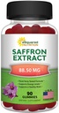 aSquared Nutrition Saffron Gummies - Saffron Extract Dodatek - Čisté Gummy doplňky Alternativní k kapslí, pilulky, prášek a čaj