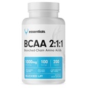 Bucked Up BCAA 2: 1: 1 Kapsle 124; Branched Chain Amino Acids Supplementary 124; 1000mg Per Serving Supplementary 124; Gluten Free, Non GMO, Třetí strana Testováno 124; BCAA Supplementary 100 Service (200 Kapsle)