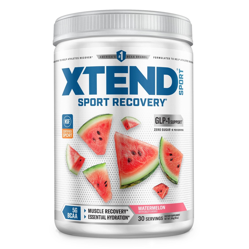 Xtend Sport BCAA Powder Meloun - Electrolyte Powder for Recovery & Hydration with Amino Acids - 30 Služeb