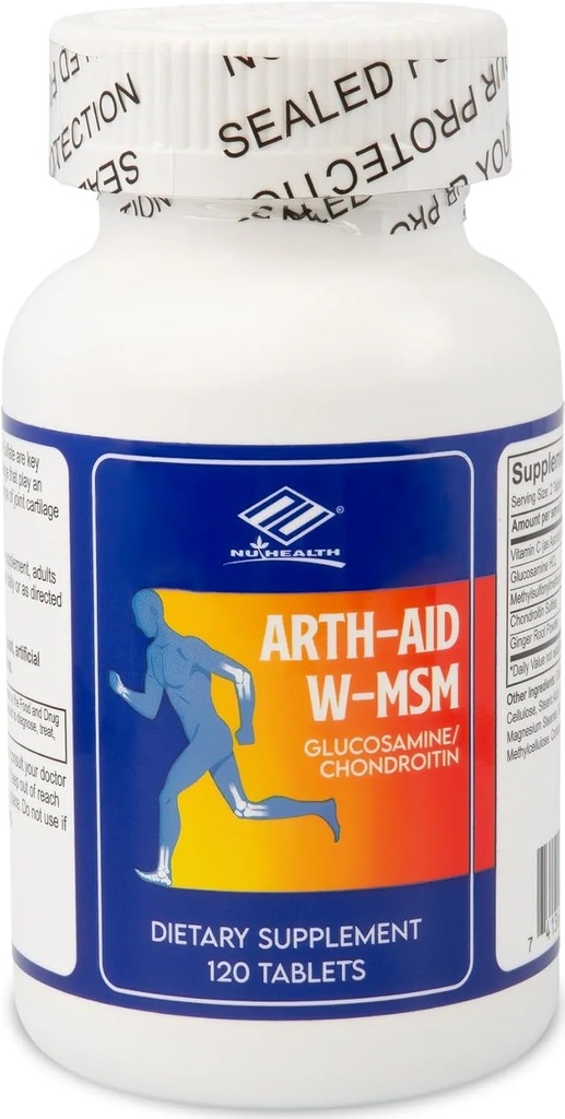 Arth-Aid W-MSM nové Glucosamine Chondroitin 120 Counts